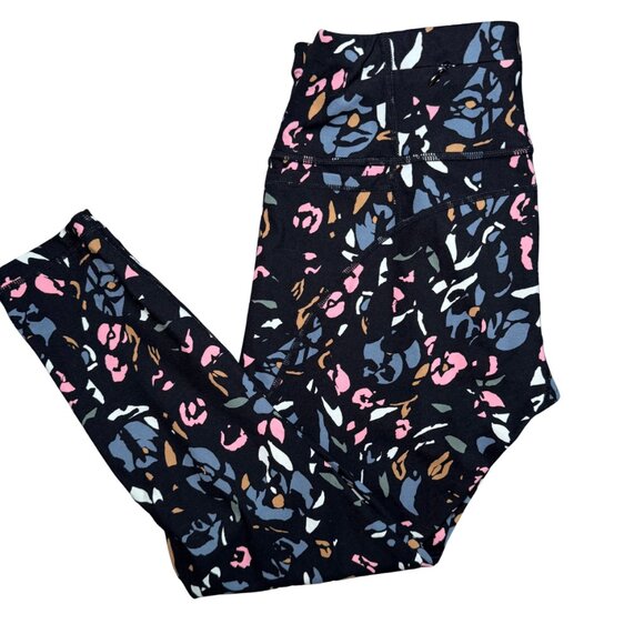 Sweaty Betty Power Pocket Workout 7/8 Leggings In Blue Floral Pop Print Medium - Picture 7 of 7